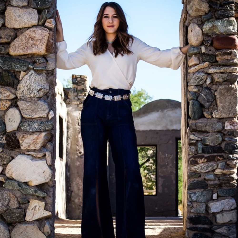 *RARE* 7’s FOR ALL MANKIND SLIT BOOTCUT TROUSERS